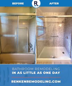 bathtub to shower remodel