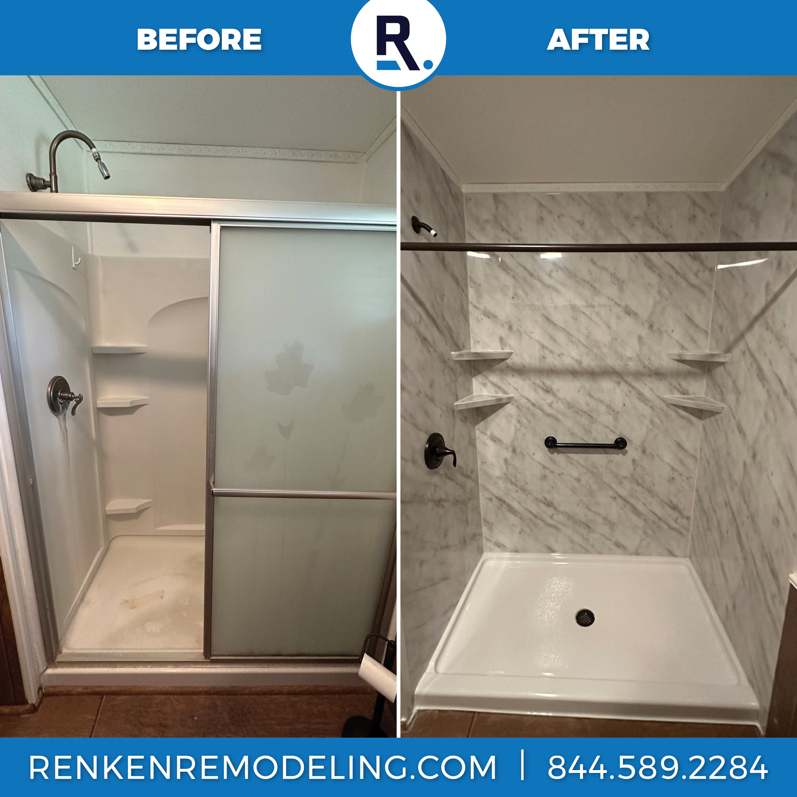 Bathroom remodel in Frederick County, MD