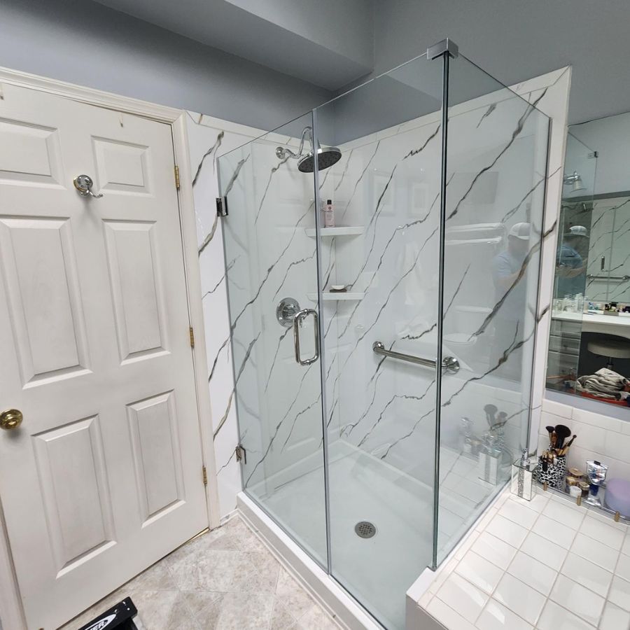 Renken Remodeling technician performing bathroom remodeling in Goochland County, VA, showcasing trusted upgrades, quality service, and lasting results.