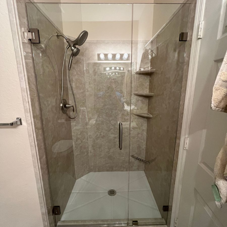 Renken Remodeling professional completing bathroom remodeling in Amelia County, VA, ensuring stylish, long-lasting, and functional results. Bathroom Remodeling near me.