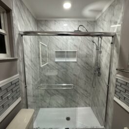 Carrerra-After-Niche-Glass-Shower