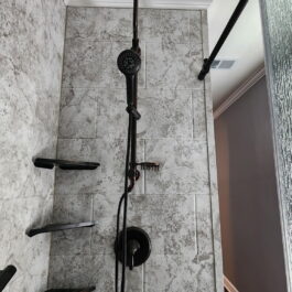 Limestone-ORB-Rainhead-with-Handheld-Feature